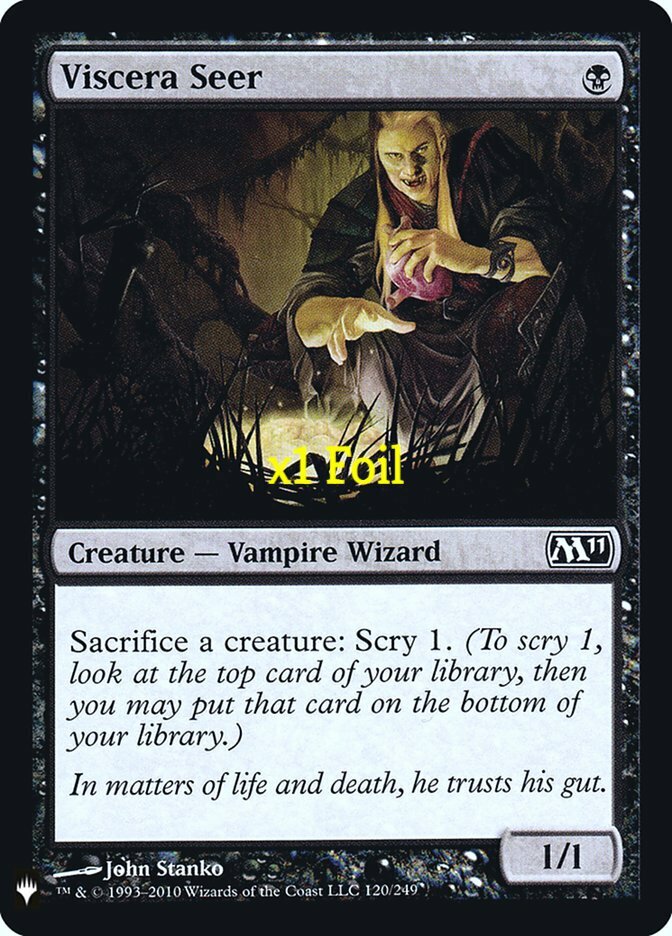 MTG Foil Mystery Booster MB1 Viscera Seer MINT