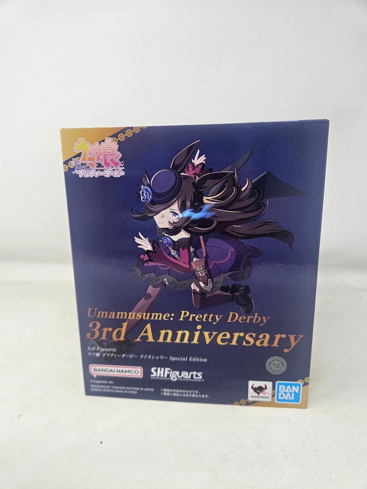 Bandai S.H.Figuarts Umamusume Rice Shower 3rd Anniversary Anime Figure New Boxed