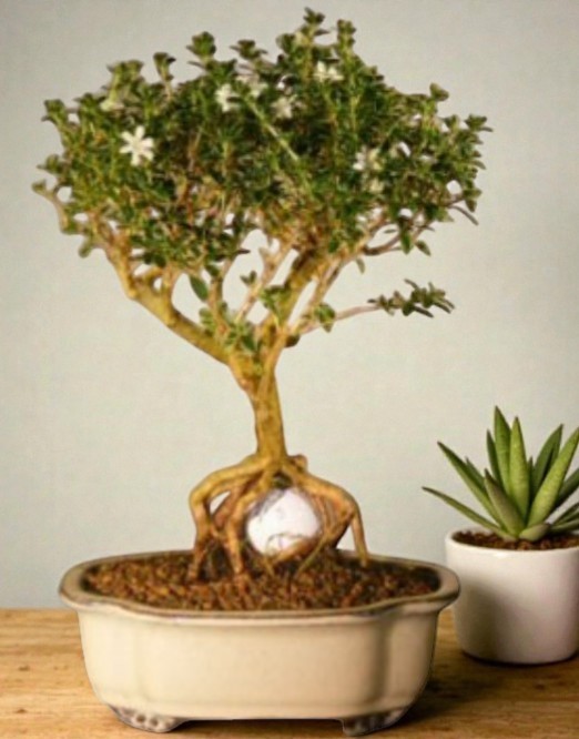 Flowering Mount Fuji Serissa Bonsai Tree 10
