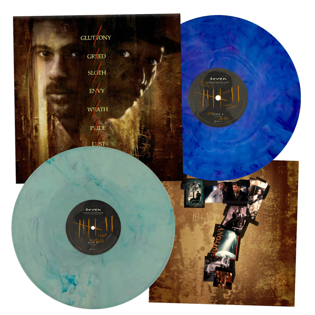 Seven 1995 Movie Soundtrack Vinyl Record LP Color Variant Se7en