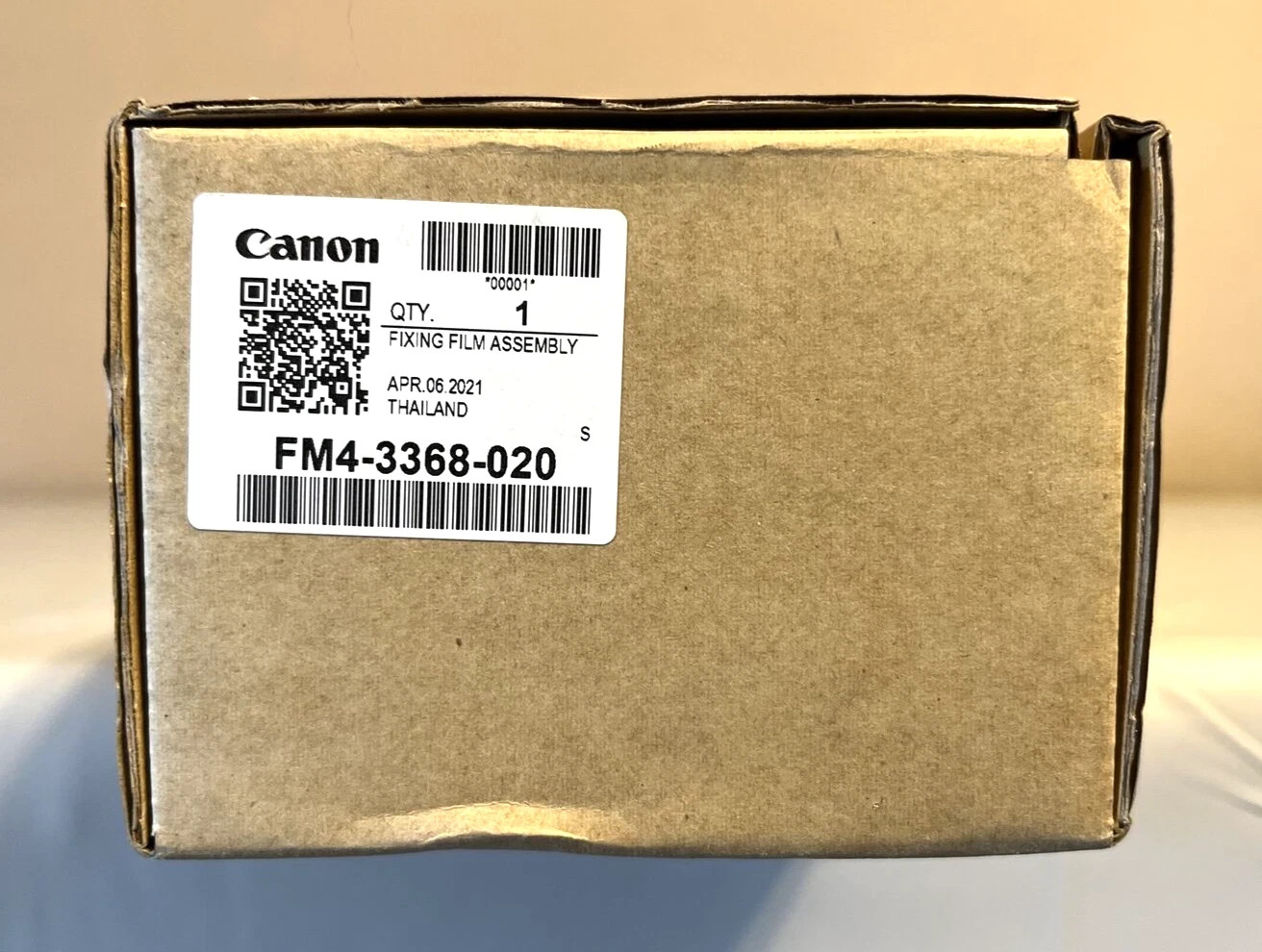 Genuine Canon FM4-3368-020 120 Volt Fixing Film Assembly Sealed Box