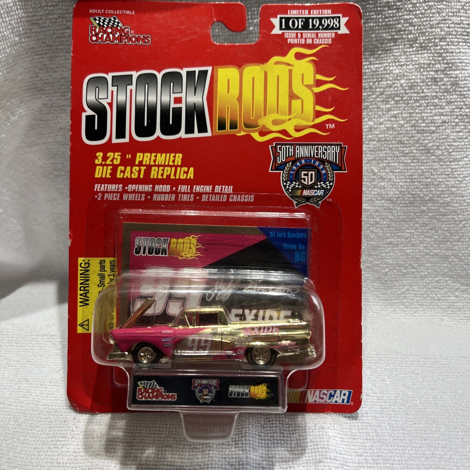 Racing Champions STOCK RODS #99 Jeff Burton \'57 Ford Ranchero Exide Racing Champions STOCK RODS #99 Jeff Burton \'57 Ford Ranchero Exide