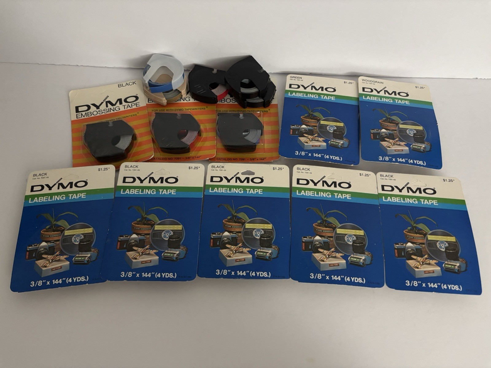 NOS Vintage Dymo Labeling Tape 3/8”x144 NOS Vintage Dymo Labeling Tape 3/8”x144