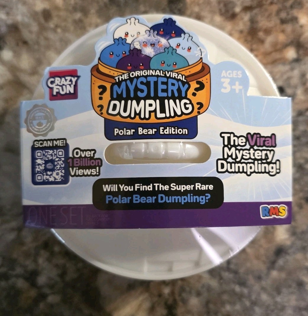 🐻❄️ New RMS Crazy Fun Squishy Bun Polar Bear Edition Mystery Dumpling Set 🐻❄️ New RMS Crazy Fun Squishy Bun Polar Bear Edition Mystery Dumpling Set