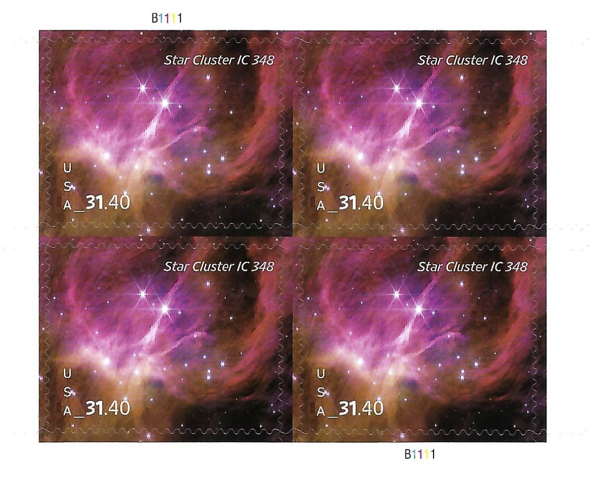 Star Cluster USPS Priority Mail Express Stamps  $125.60 value**Free Shipping