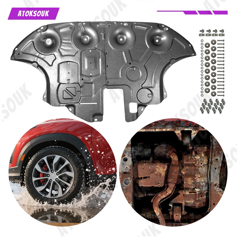 Heavy Duty Skid Plate For Hyundai Kona 2018-2023 Engine Splash Shield Metal