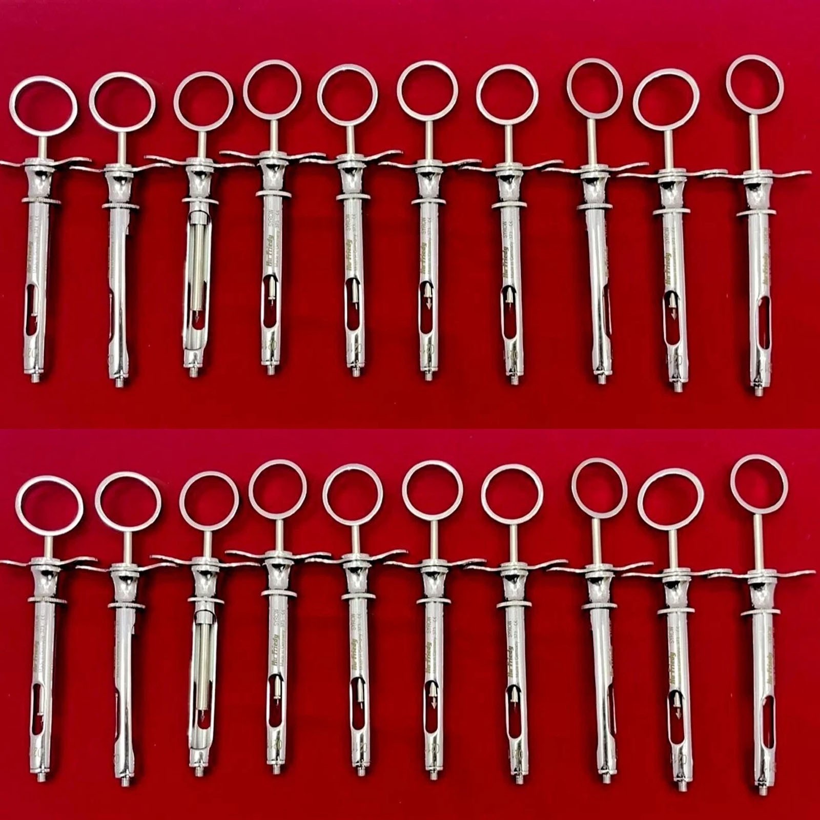 Hu-Friedy CW Style 30 Pcs Dental Anesthetic Aspirating 1.8ml Syringe SYRCW
