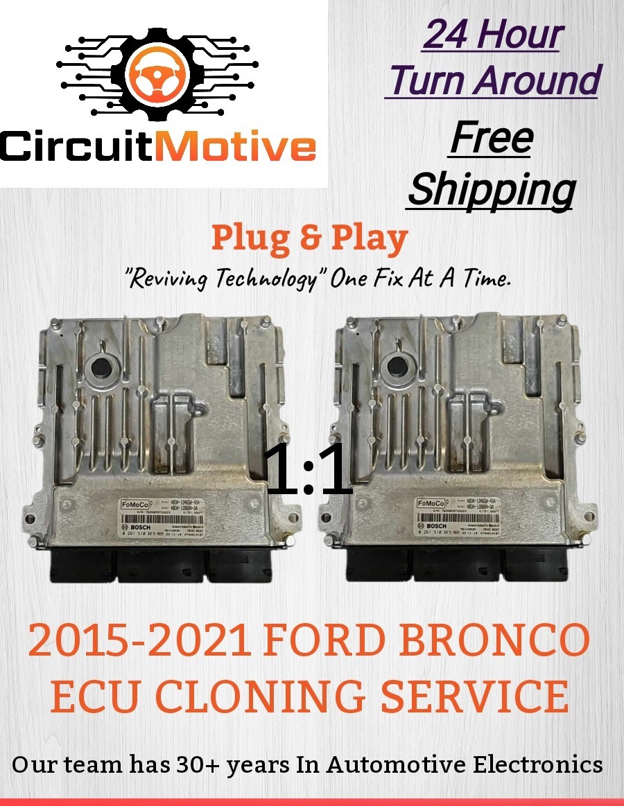 2015-2021 FORD BRONCO ECU CLONING SERVICE