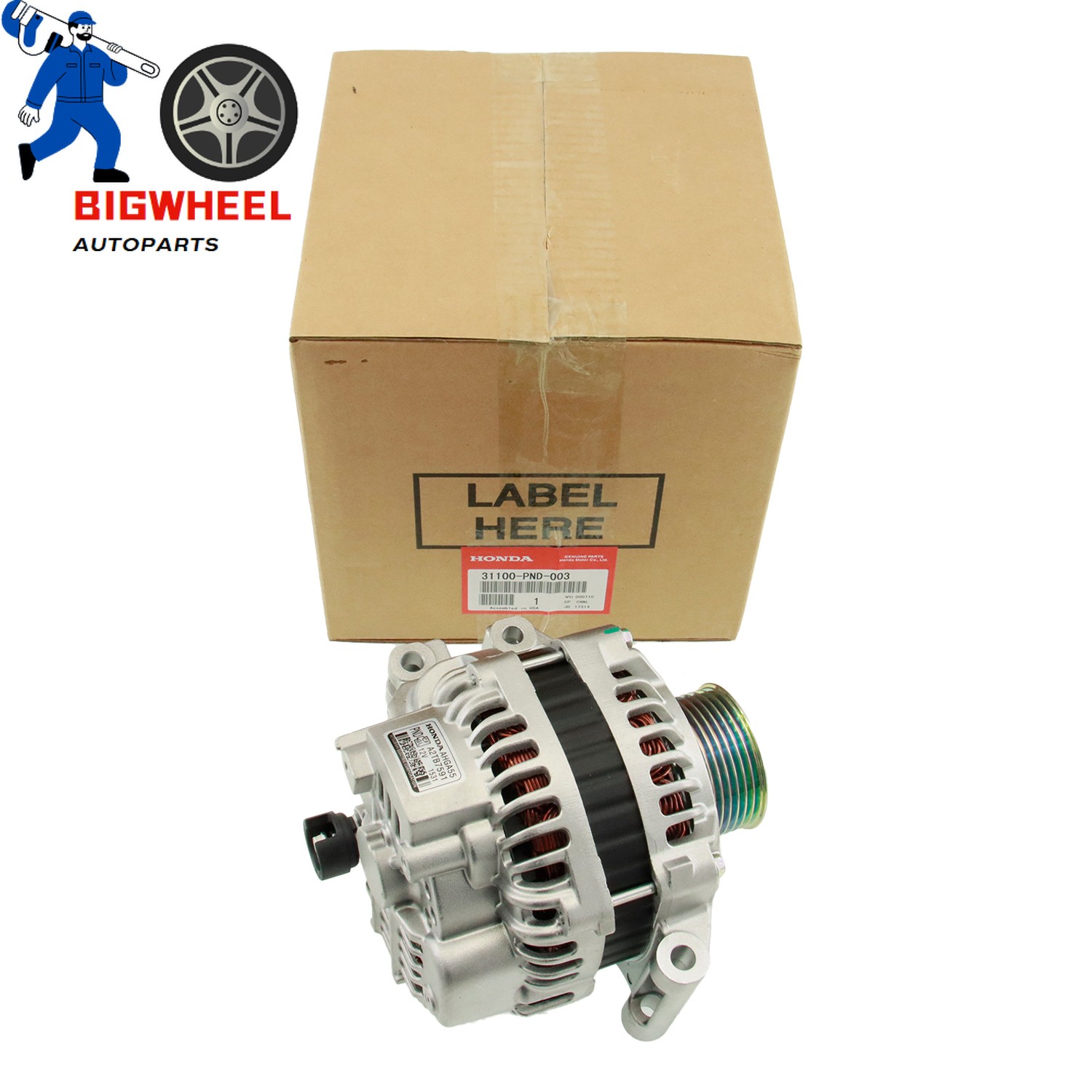 OEM Alternator 13966 For Acura RSX Honda CR-V CRV 2002-2005 2006 2.0L/2.4L