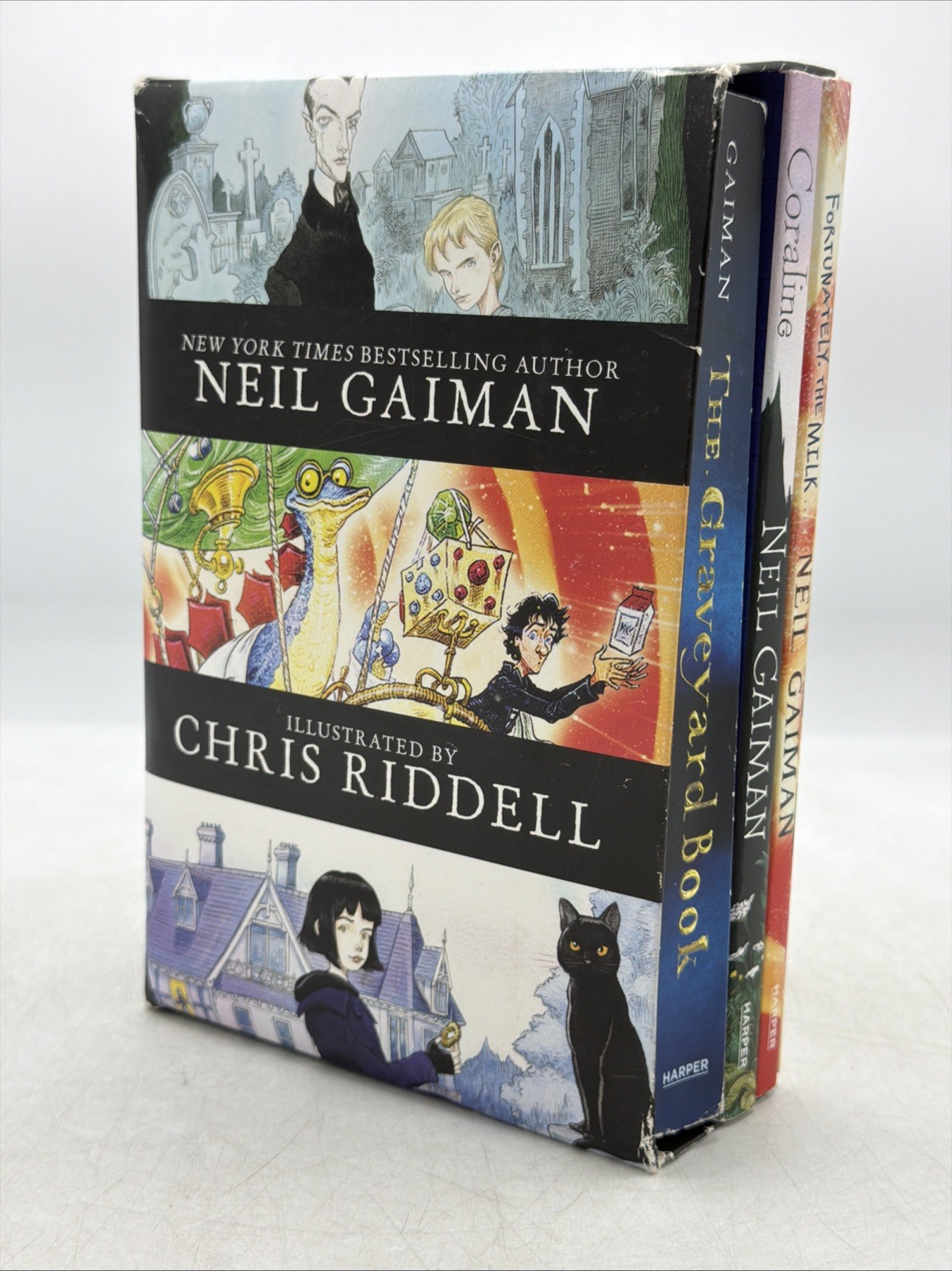 Neil Gaiman/Chris Riddell 3-Book Box - Paperback, by Gaiman Neil - GOOD Neil Gaiman/Chris Riddell 3-Book Box - Paperback, by Gaiman Neil - GOOD