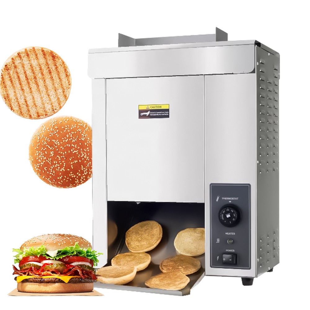 Used Automatic Hamburger Toaster Burger Heater Vertical Burger Heating Machine