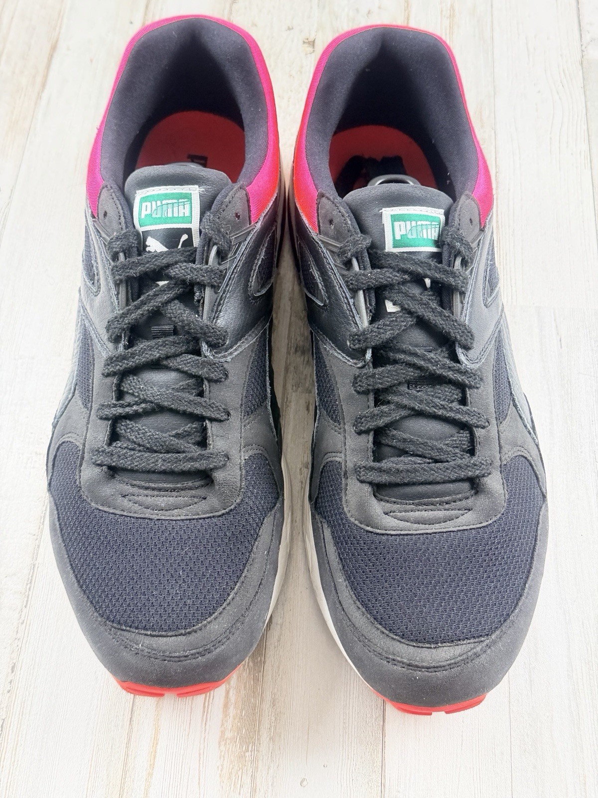 Puma Men [357481-01] R698 OG 93 Black Fuchsia Silver TRINOMIC PLUS US 13 UK 12
