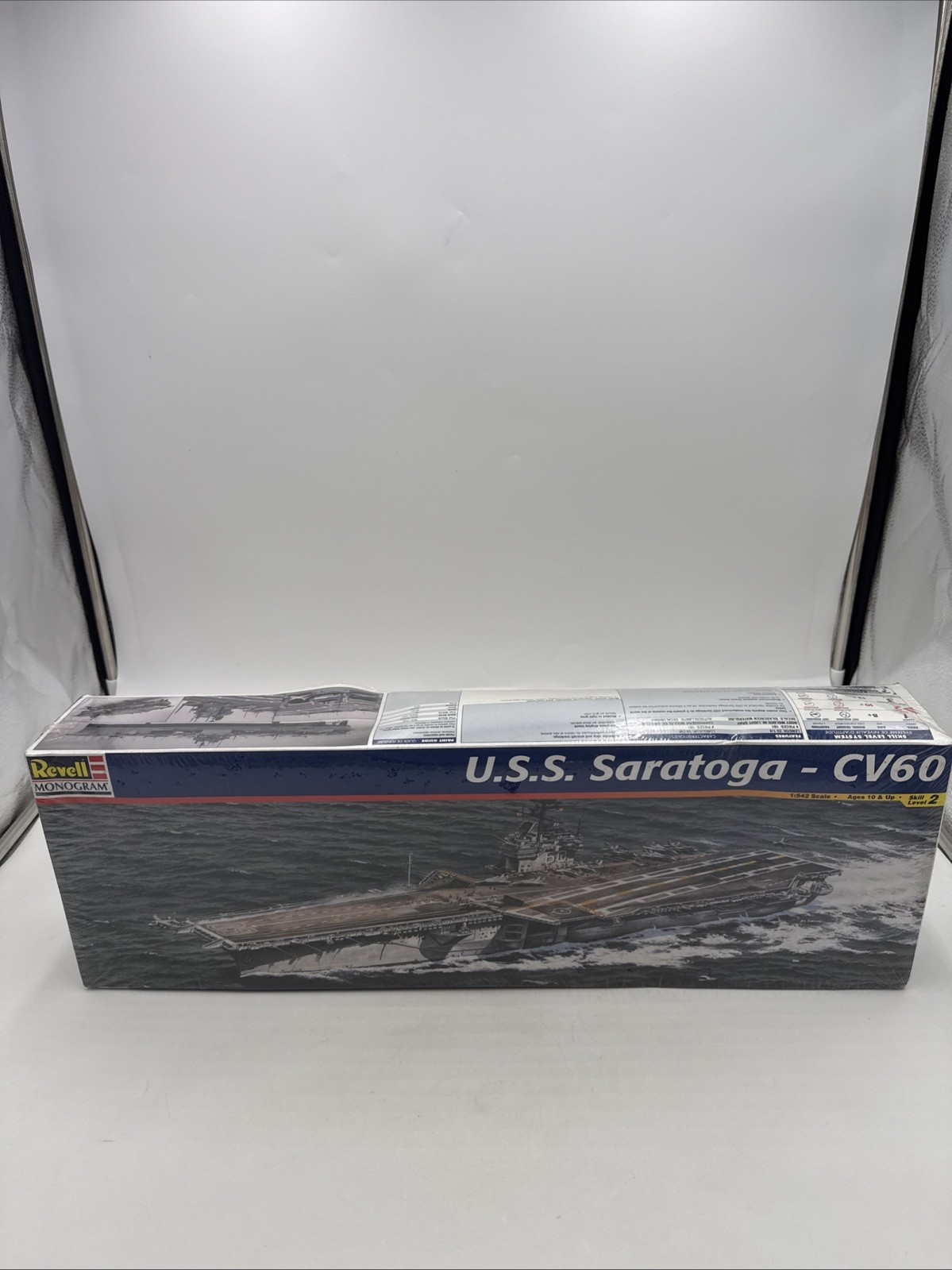 1/542 REVELL USS USS SARATOGA #85-5025 CV-60 US Navy Aircraft Carrier SEALED 1/542 REVELL USS USS SARATOGA #85-5025 CV-60 US Navy Aircraft Carrier SEALED