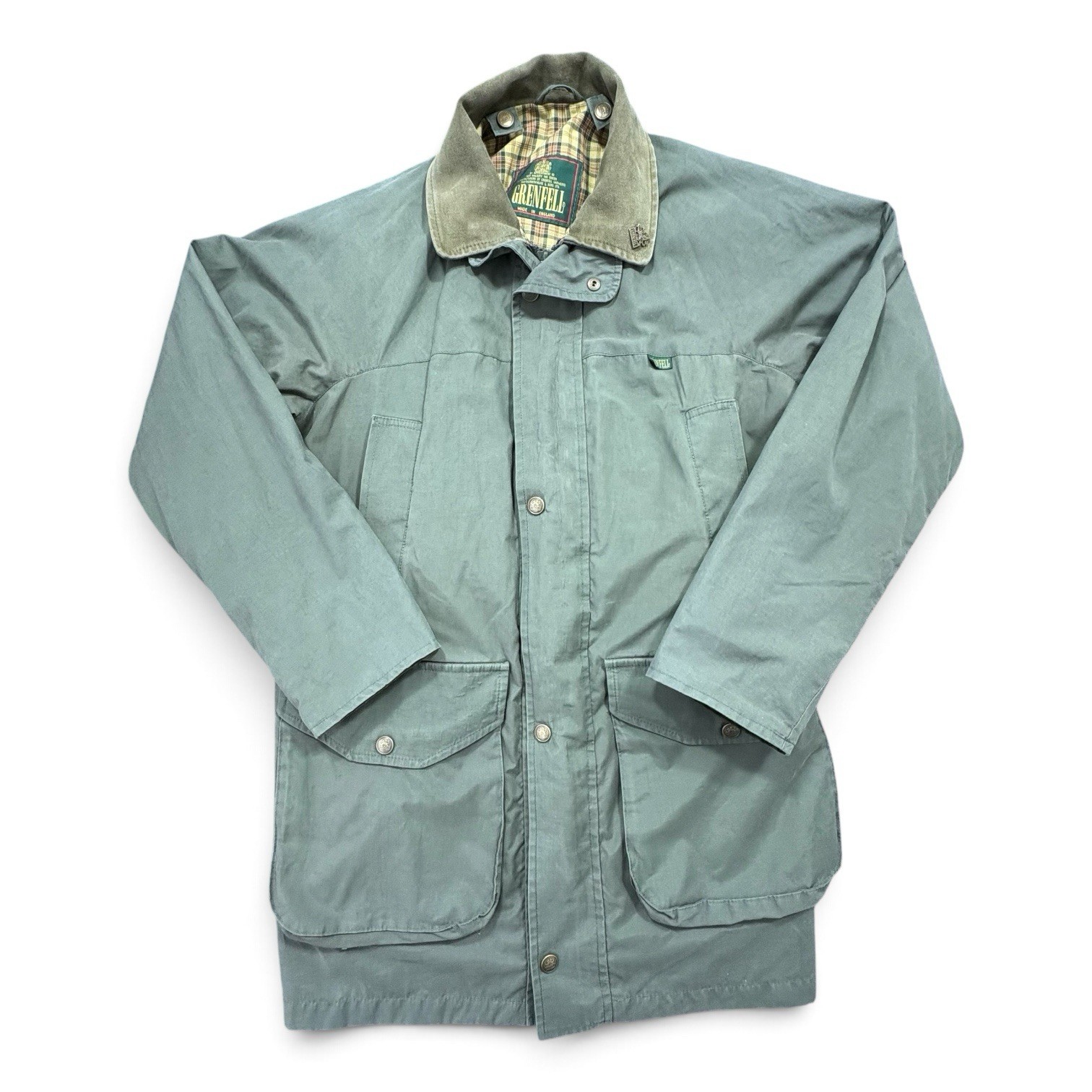 Vintage Grenfell M71 Field Countryman Field Jacket Green Made England 38-40\