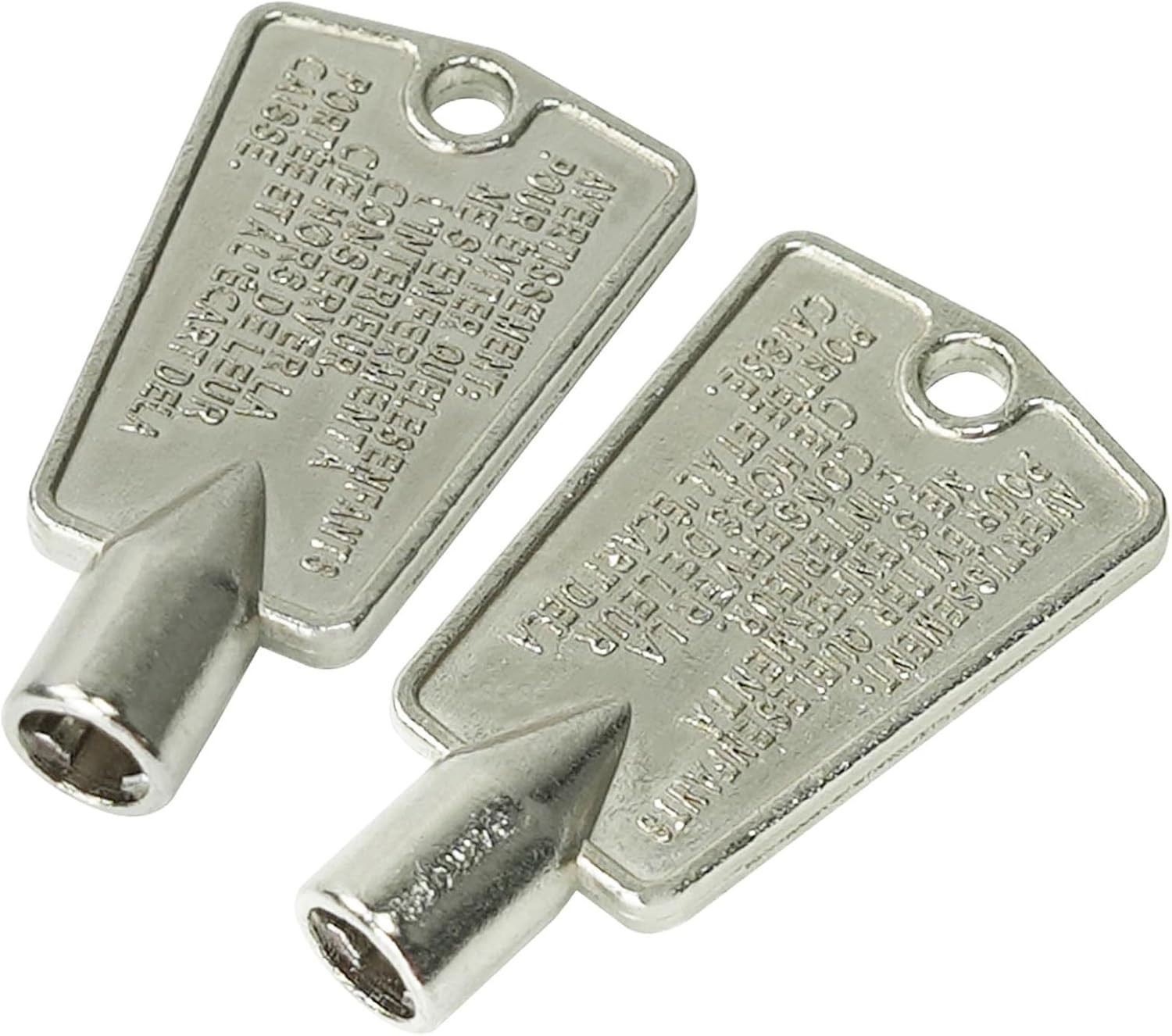 216702900 Freezer Door Keys Metal for Frigidaire Kenmore 297147700 (2 Pack)