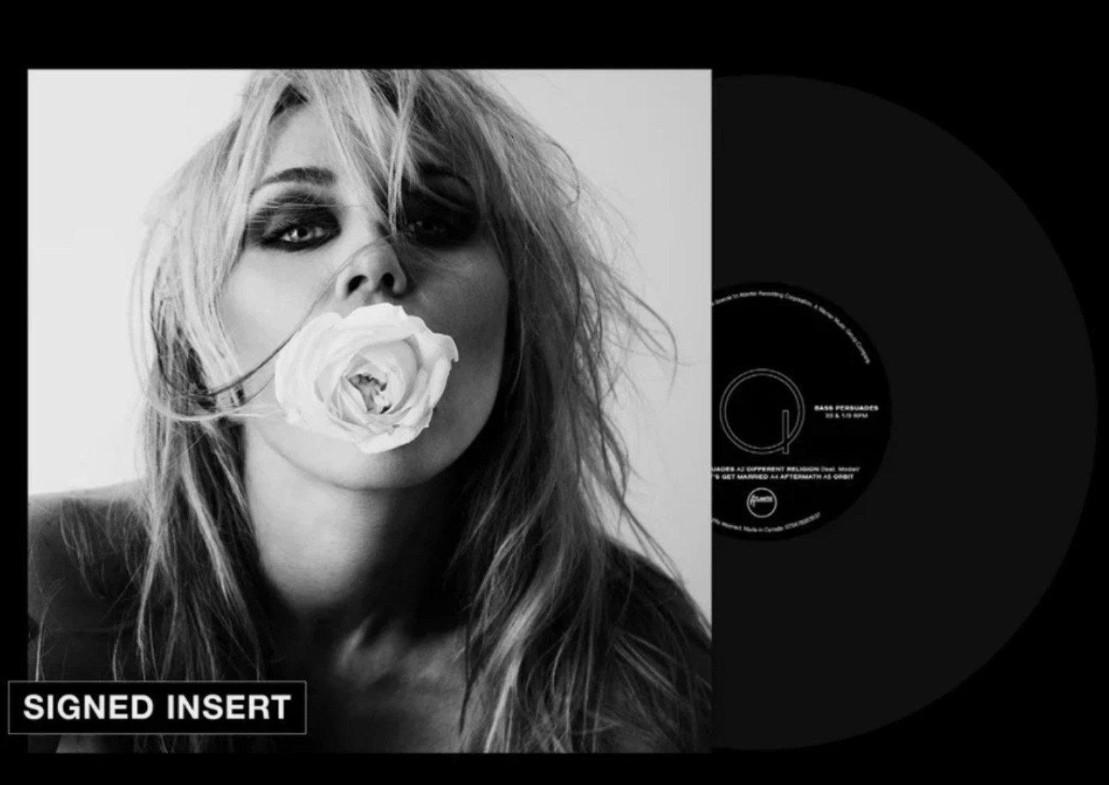 Miley Cyrus Bass Persuades Signed Black Vinyl LP Autographed PRESALE 9/18 Miley Cyrus Bass Persuades Signed Black Vinyl LP Autographed PRESALE 9/18