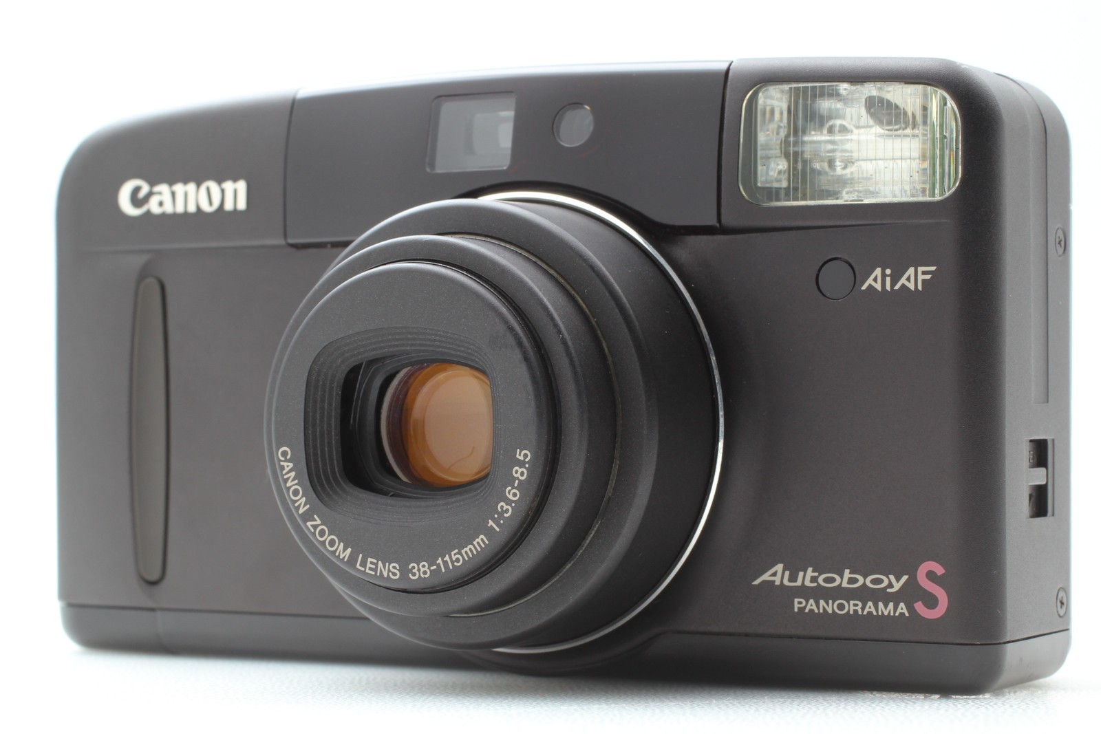 tested [ Top Mint ] Canon Autoboy S PANORAMA Black 35mm Point & Shoot From Japan