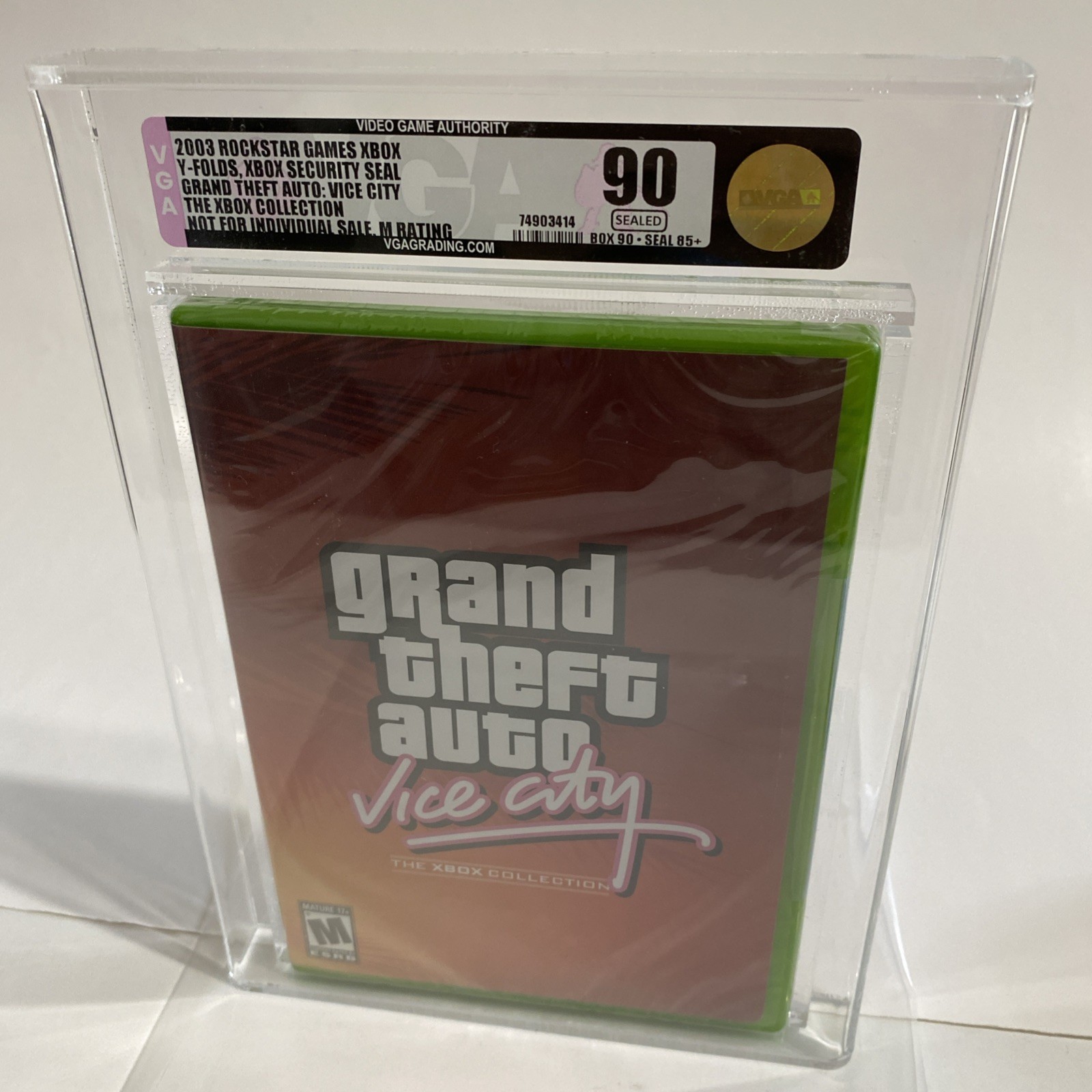 VGA 90 SEALED Grand Theft Auto: Vice City GTA (NEW Xbox, 2003) Factory FREE