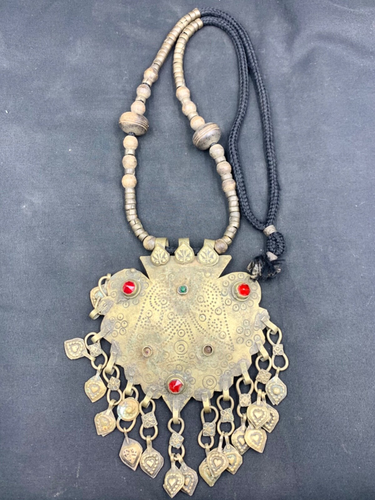 Antique Afghani brass necklace Antique Afghani brass necklace