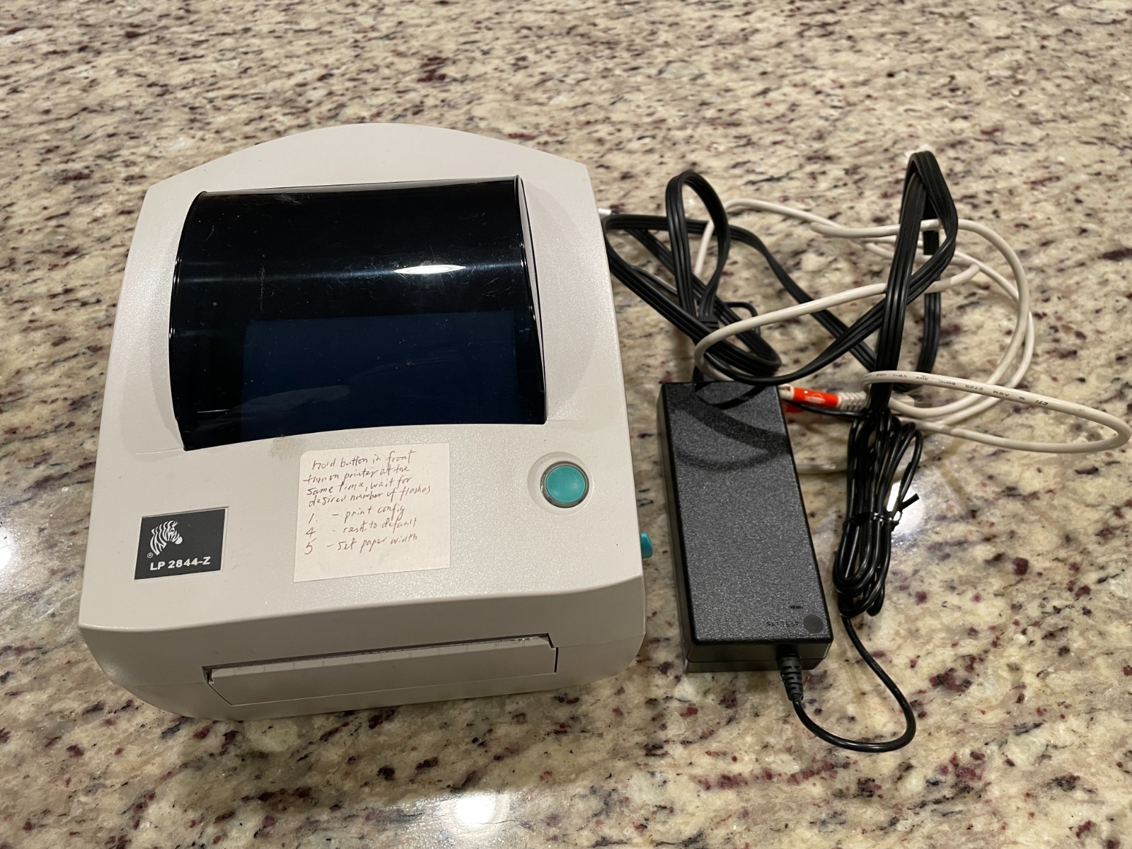 Zebra LP 2844-Z Label Thermal Printer, good condition, works well