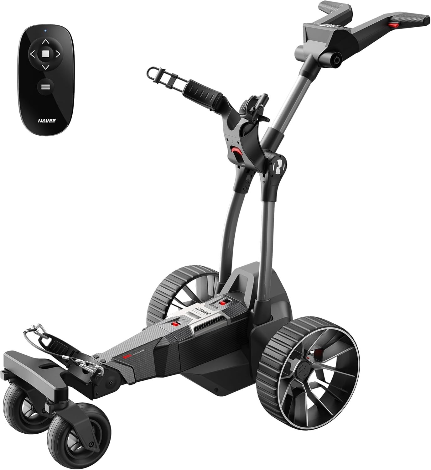 NAVEE Birdie 3X Auto-Follow Electric Golf Push Cart Trolley Remote Foldable