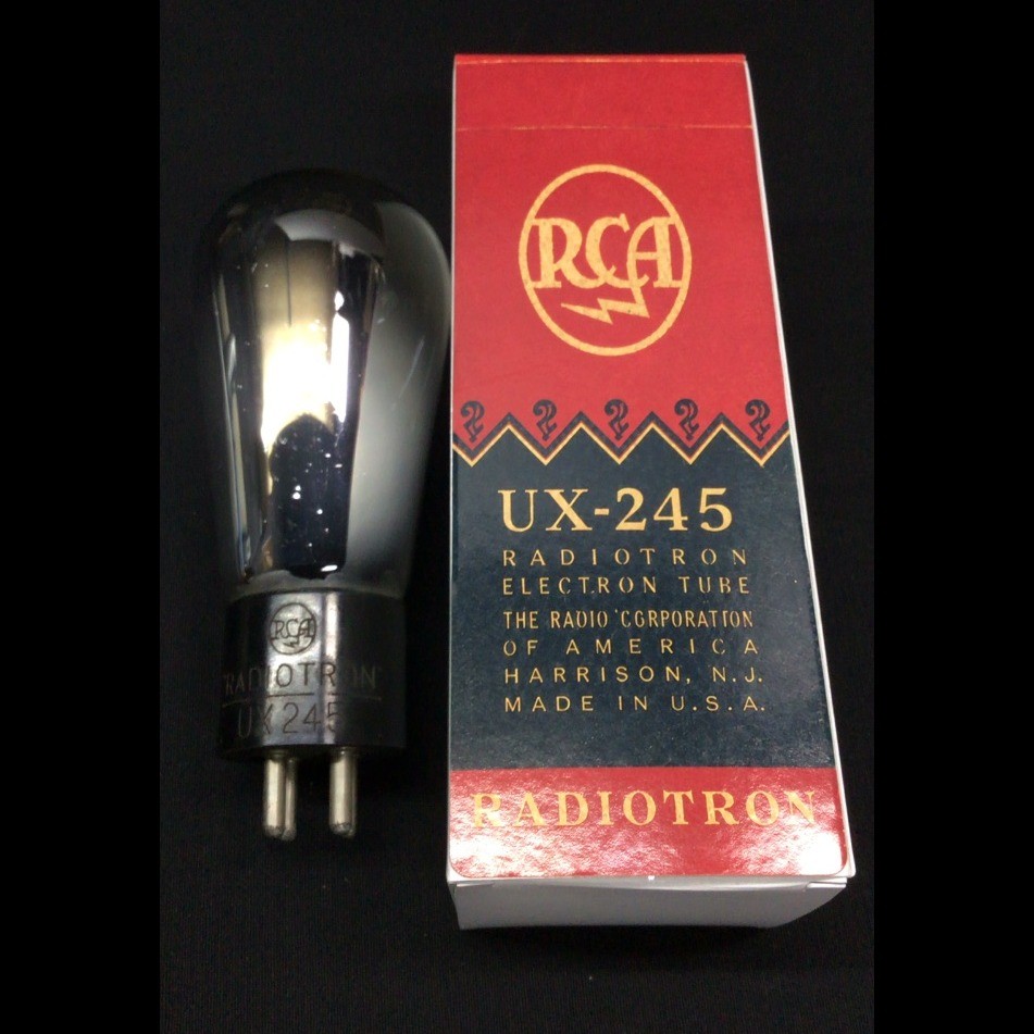 RCA Radiotron UX 245 (45, CX345) Globe Amplifier VACUUM TUBE Tested 12.1157