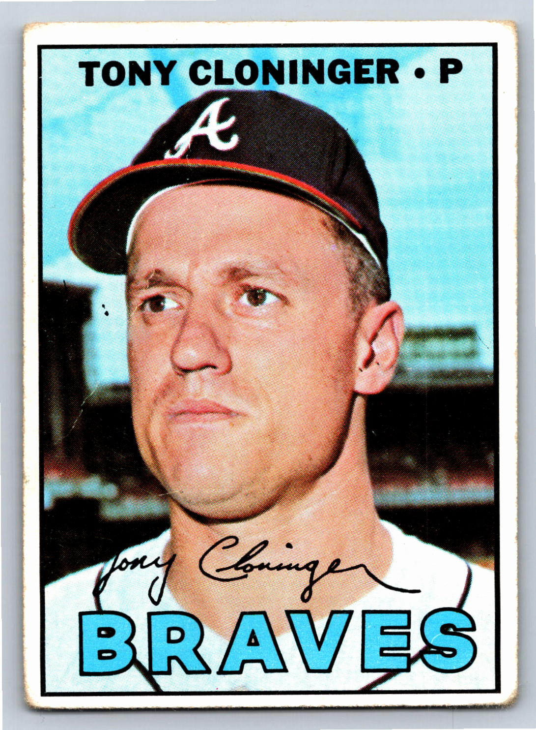 1967 Topps - Tony Cloninger #490