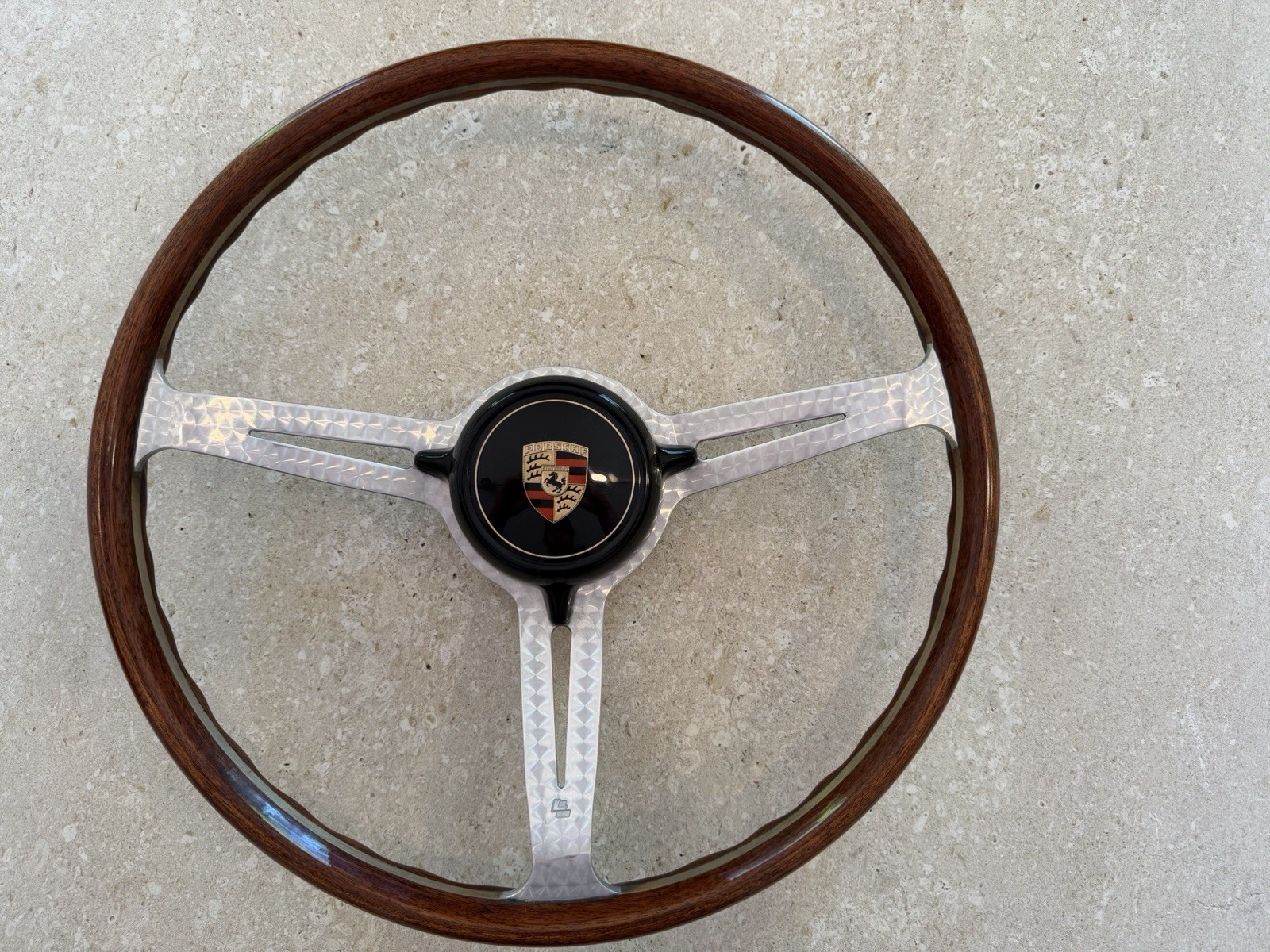 Original NOS Les Leston Steering Wheel – Porsche 356B / 356C – New in Box Original NOS Les Leston Steering Wheel – Porsche 356B / 356C – New in Box