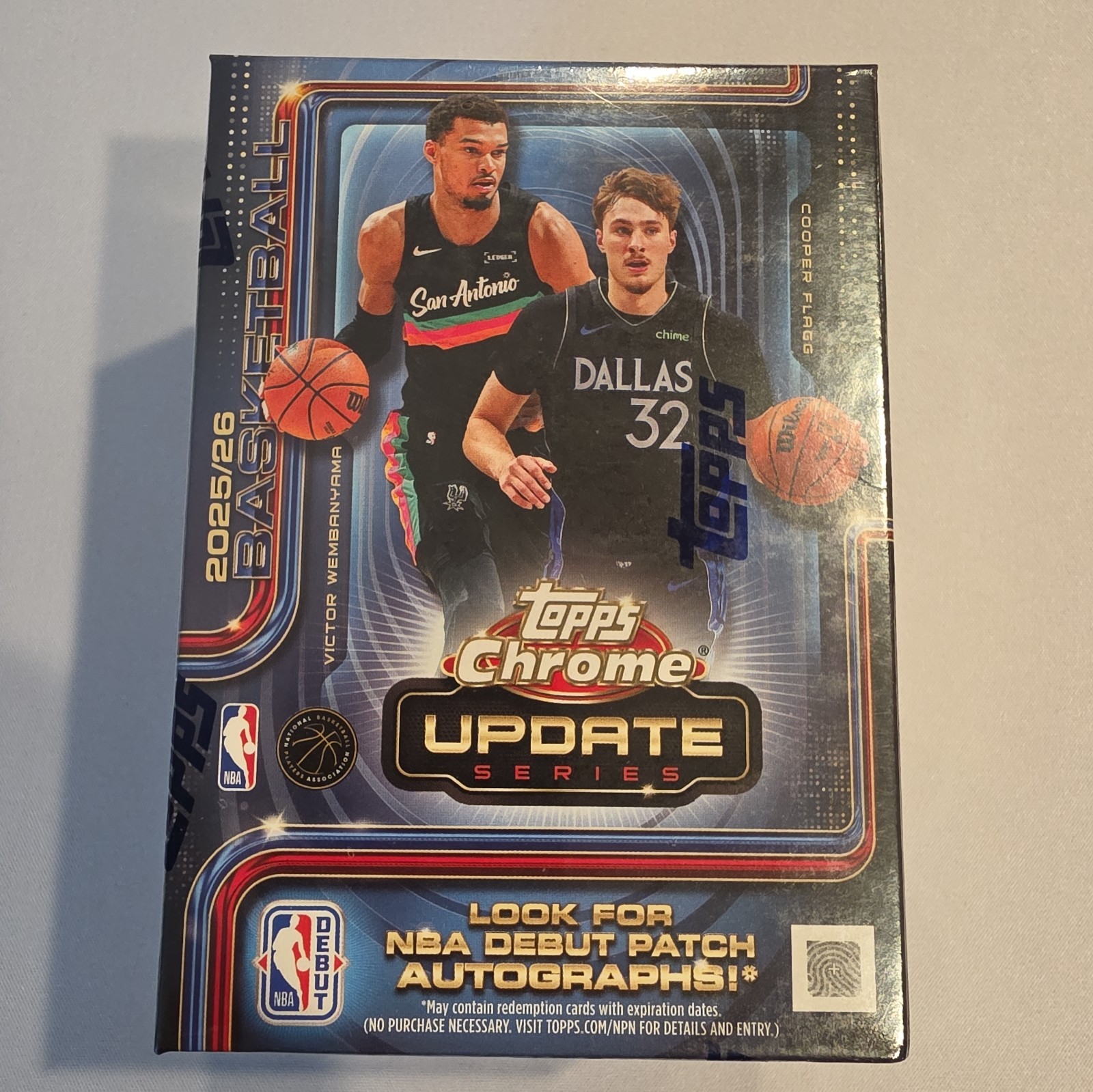 2025-26 Topps Chrome Update Basketball Factory Sealed Blaster Box 2025-26 Topps Chrome Update Basketball Factory Sealed Blaster Box