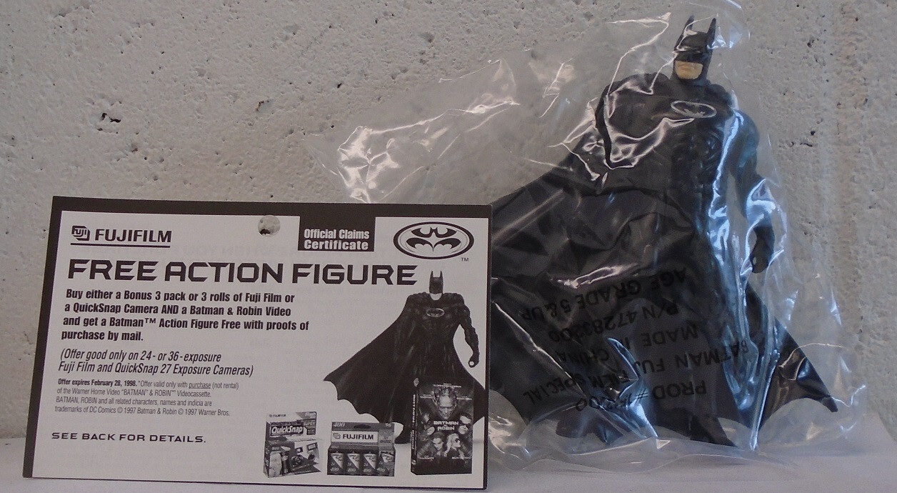 Batman & Robin Movie Rare Mailaway Fuji Film Figure (SEALED) & Fuji Order Form Batman & Robin Movie Rare Mailaway Fuji Film Figure (SEALED) & Fuji Order Form
