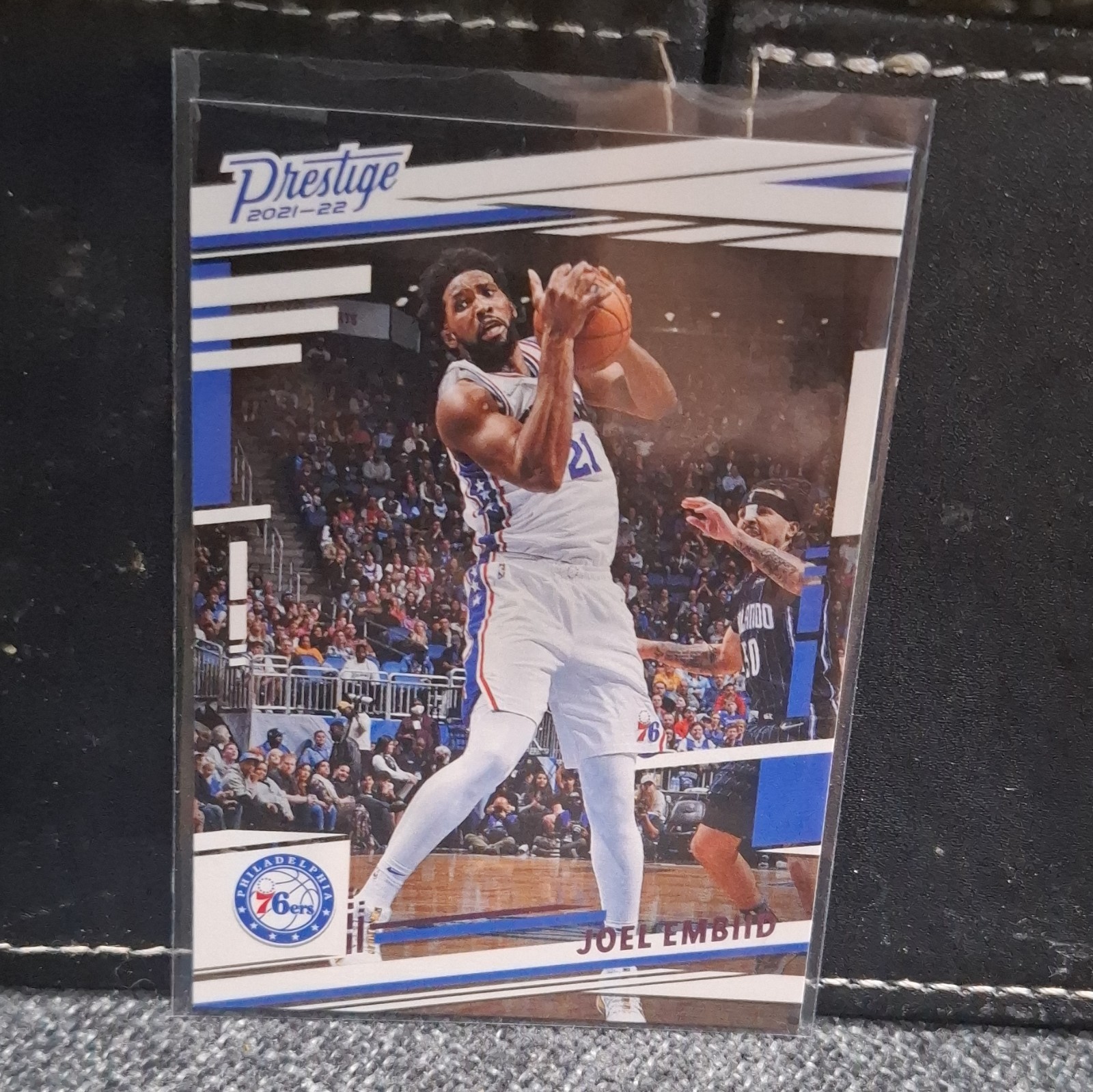 Panini 2021-22 Chronicles Prestige Joel Embiid Philadelphia 76ers Base #72 Panini 2021-22 Chronicles Prestige Joel Embiid Philadelphia 76ers Base #72