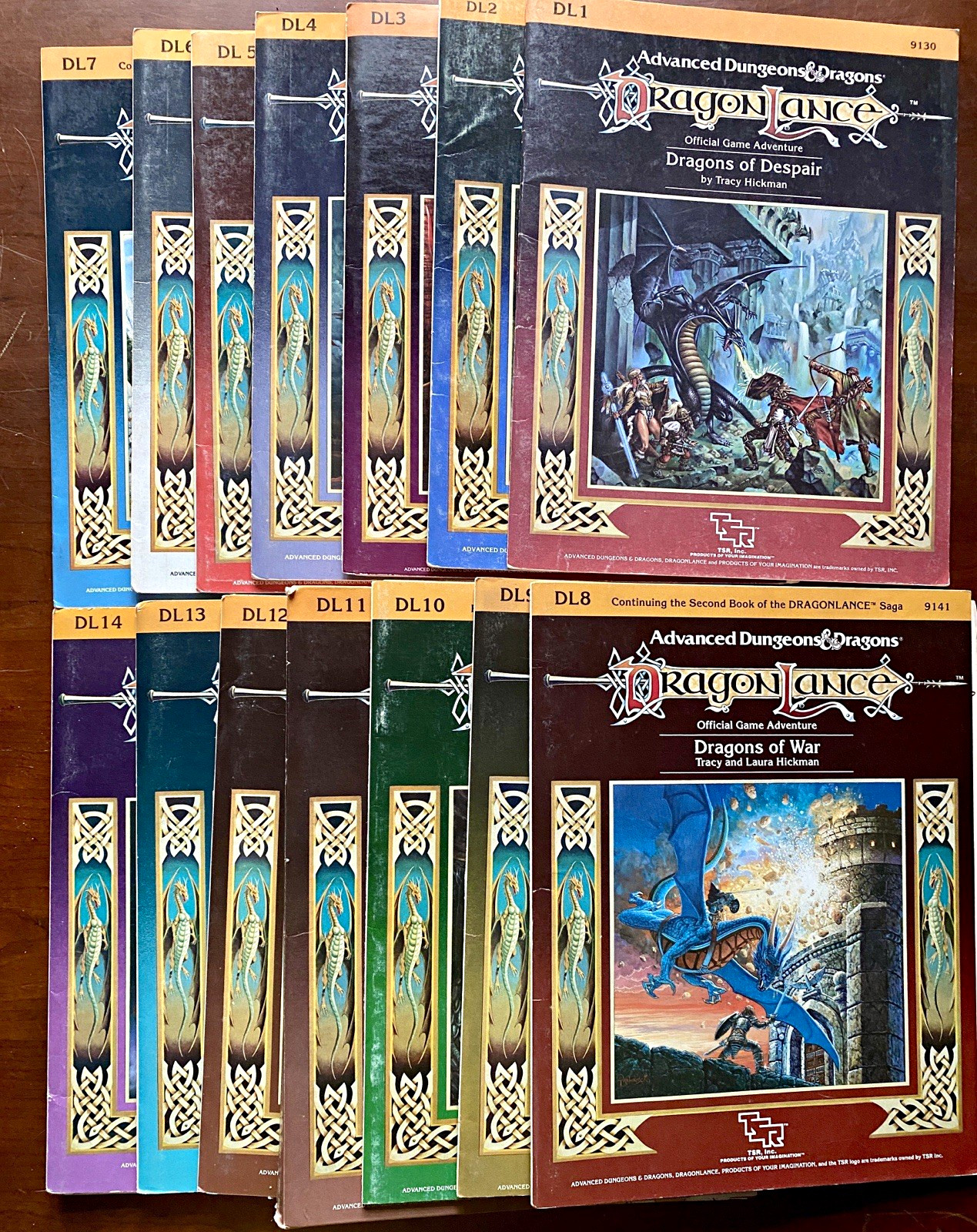 Advanced Dungeons & Dragons AD&D Dragon Lance Module Lot DL1-DL14 Unpunched Advanced Dungeons & Dragons AD&D Dragon Lance Module Lot DL1-DL14 Unpunched