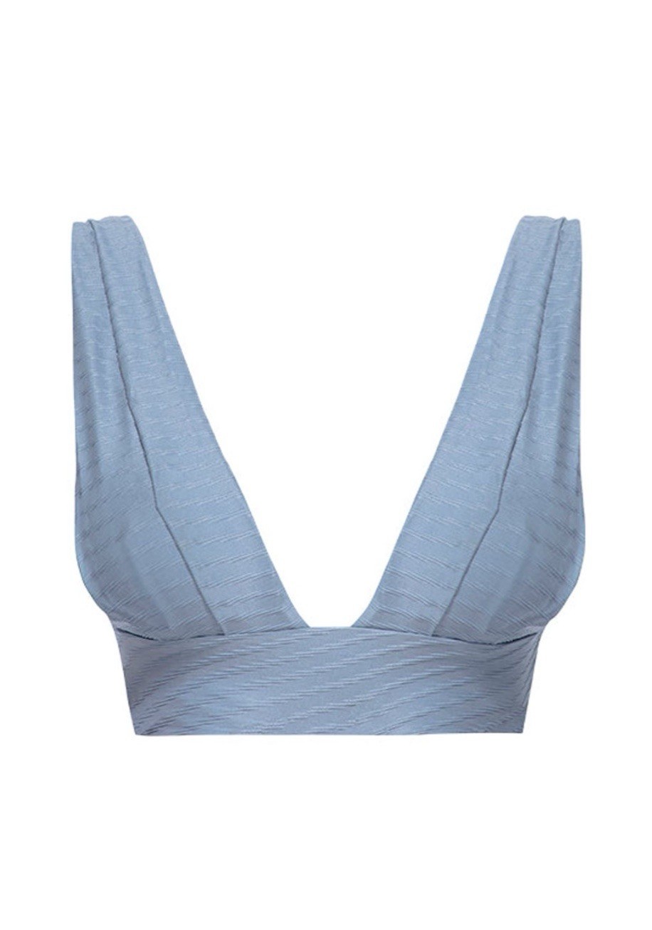 Monday Swimwear (M/L) Aruba Bikini Top Cerulean Blue…b17