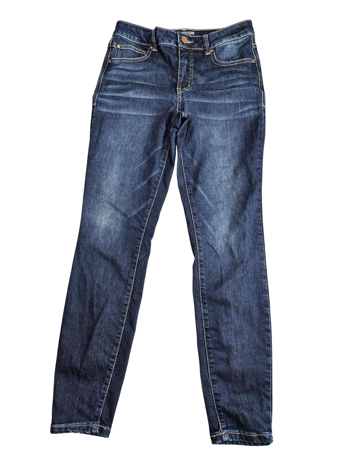 Maurices Everflex Skinny Jeans Womens 8 Blue Med Wash High Rise Stretch Denim