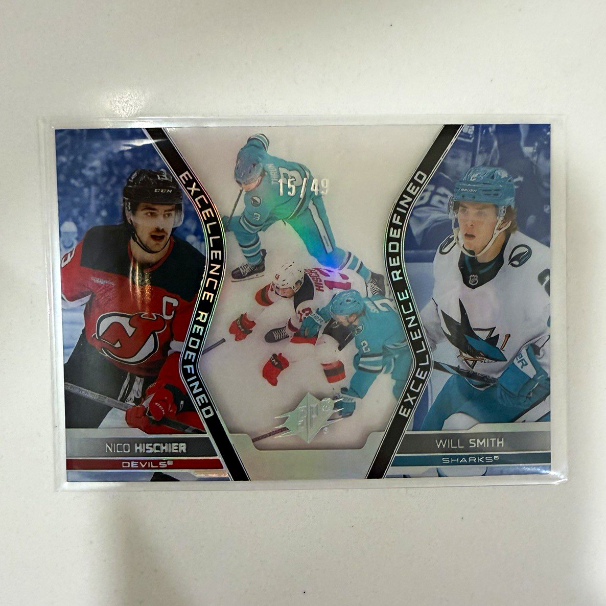 25/26 SPx Excellence Redefined Insert Nico Hischier Will Smith 15/49