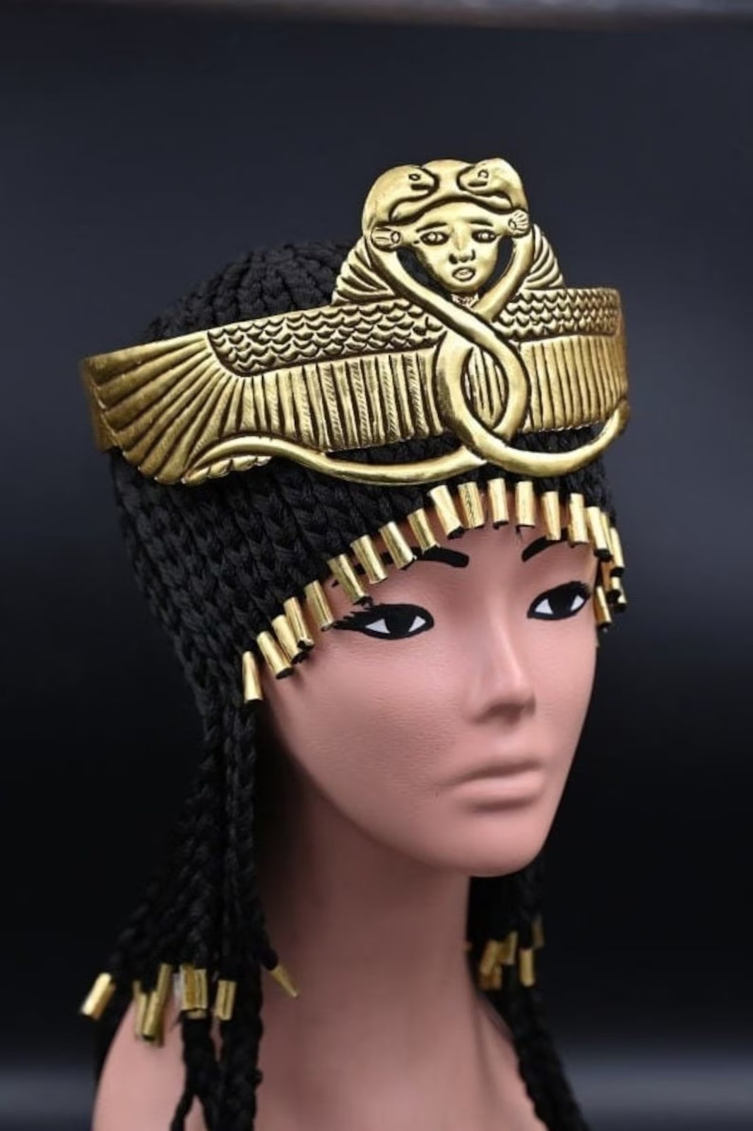 Rare Authentic Ancient Egyptian Antiquities Copper Crown of Hathor Egyptian BC