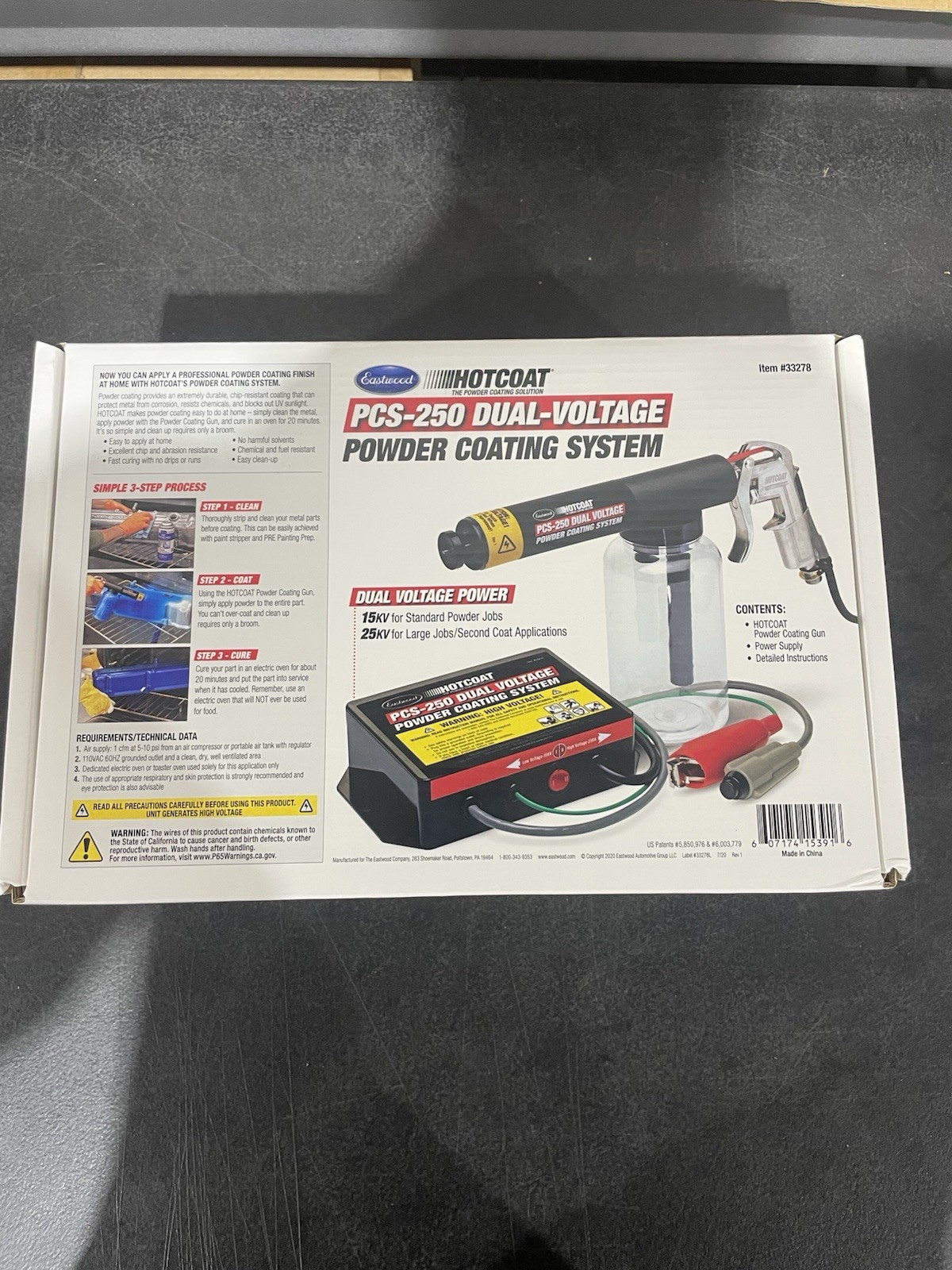 Eastwood Hotcoat PCS-250 Powder Coating System | Innovative Dual Voltage Eastwood Hotcoat PCS-250 Powder Coating System | Innovative Dual Voltage