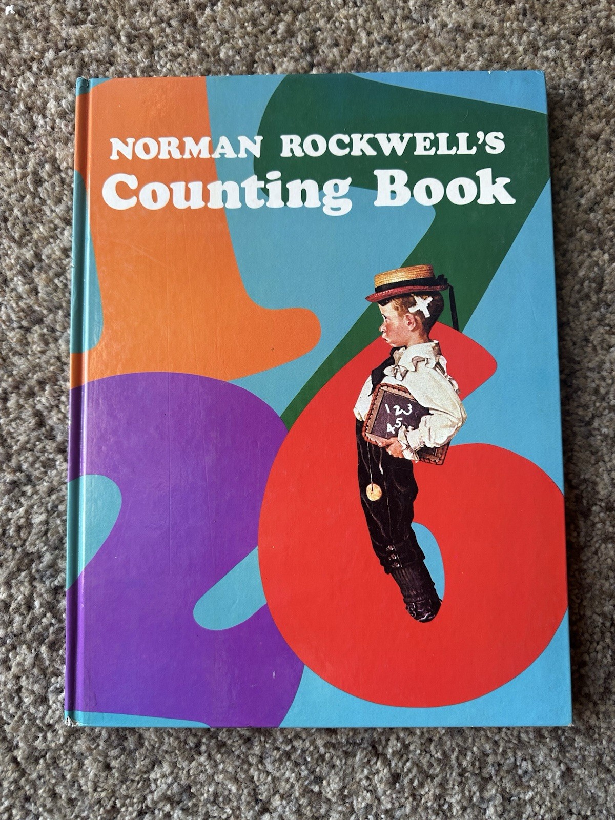 Vintage 1977 NORMAN ROCKWELL\'S Counting Book by Glorina Taborin Hardcover Vintage 1977 NORMAN ROCKWELL\'S Counting Book by Glorina Taborin Hardcover