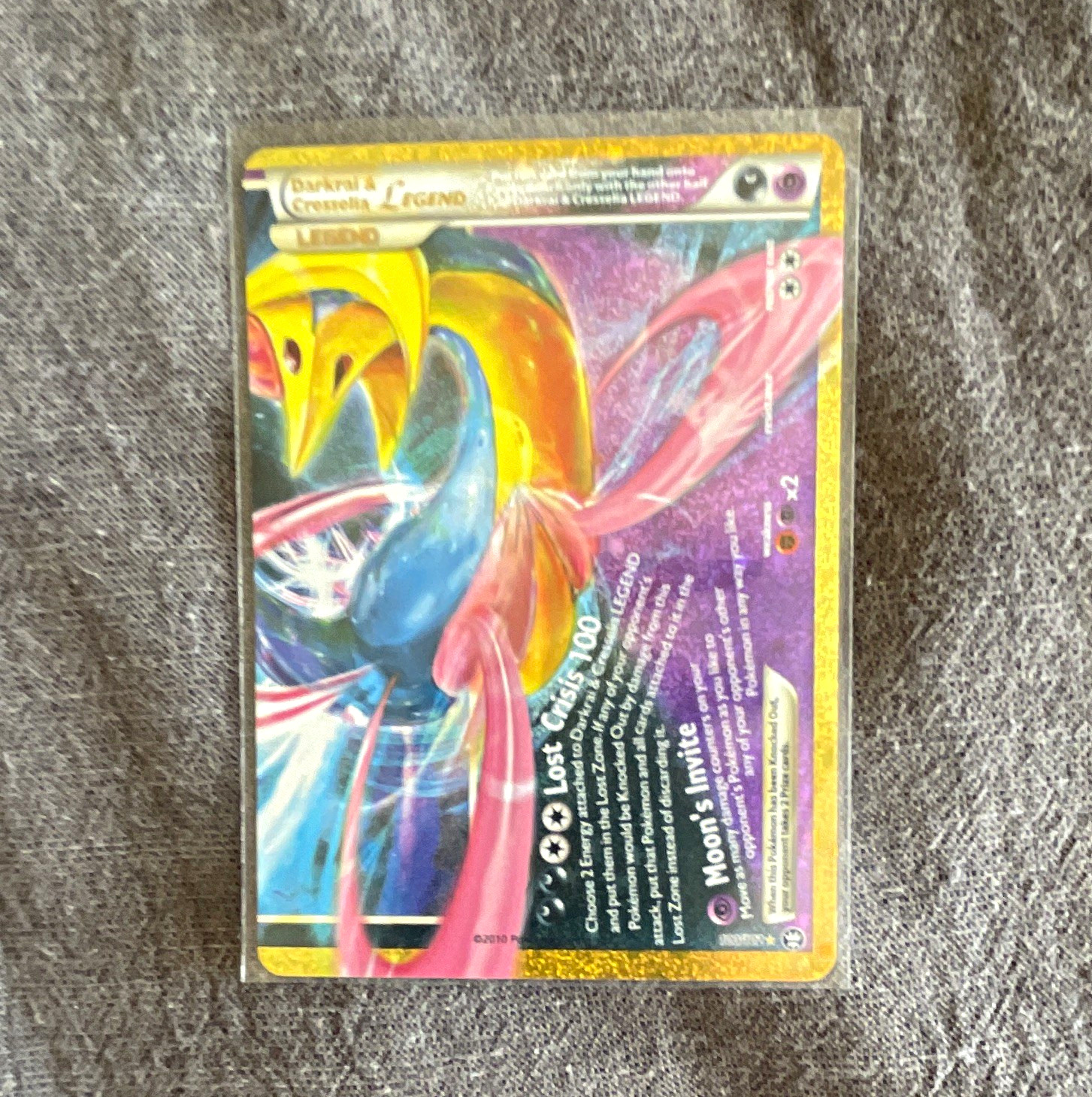 Pokemon TCG Darkrai & Cresselia LEGEND 99/102 Holo Rare English 2010