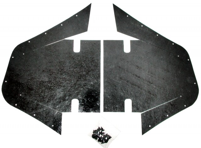 1968 Late - 1982 Corvette Dust Cover Set A Arm With Fasteners Pair 6