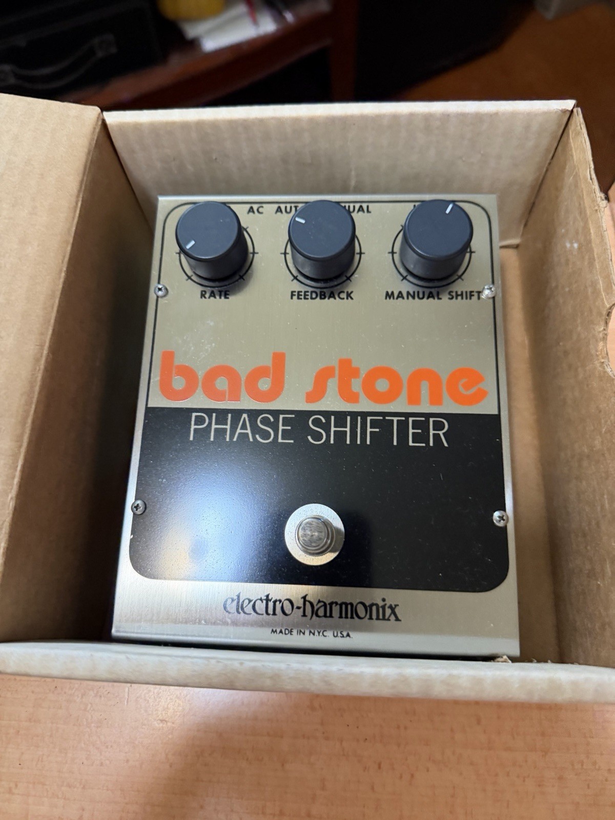 Vintage Electro Harmonix Bad Stone Phase Shifter Boxed  1981