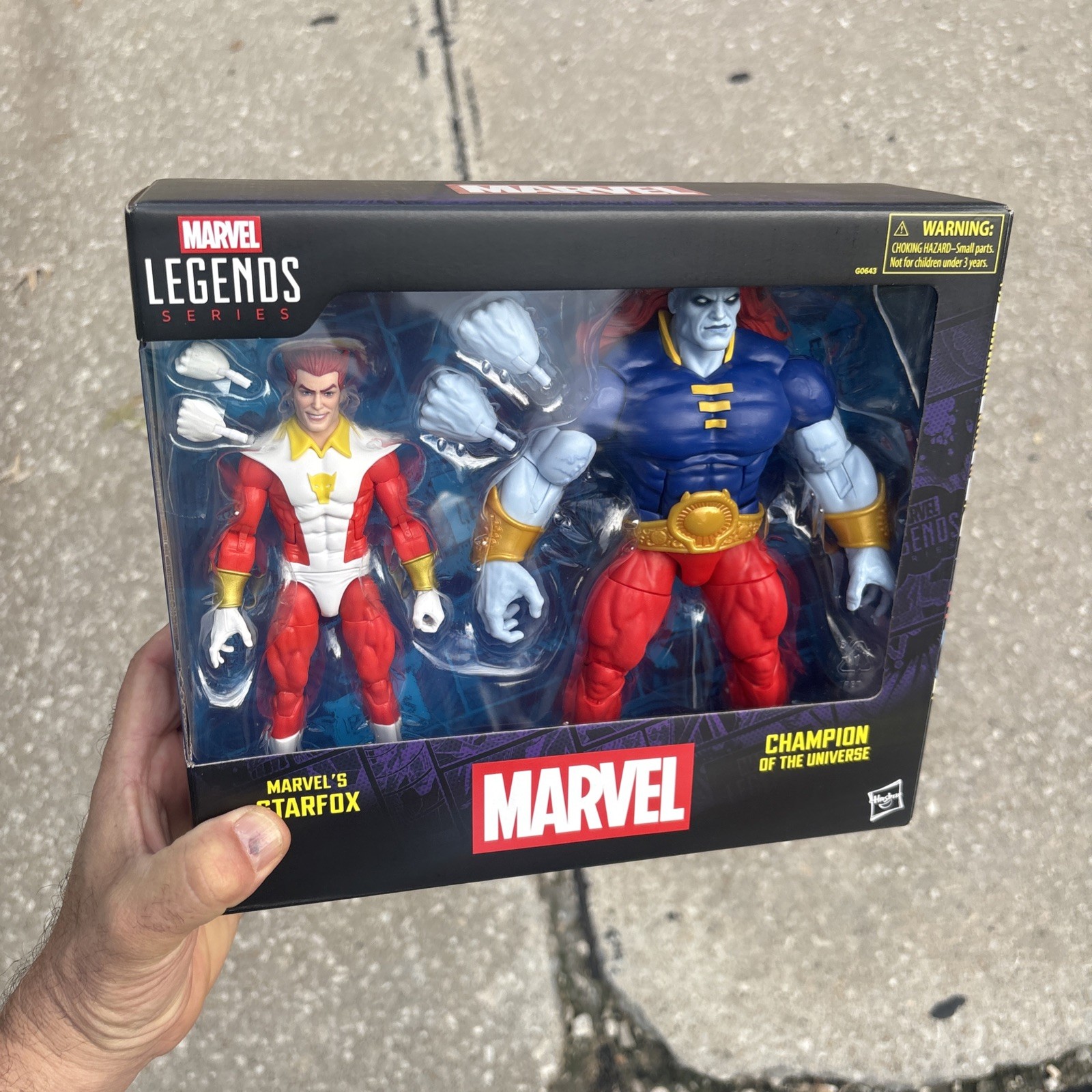 Marvel Legends Series Hasbro Starfox & Champion 2 Pack Action Figures