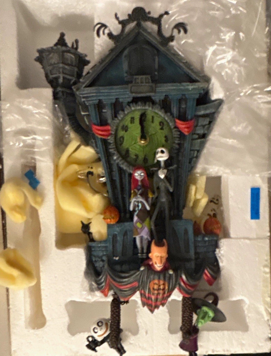 Bradford Exchange Nightmare Before Christmas Cuckoo Clock 2013 NIB w/ COA