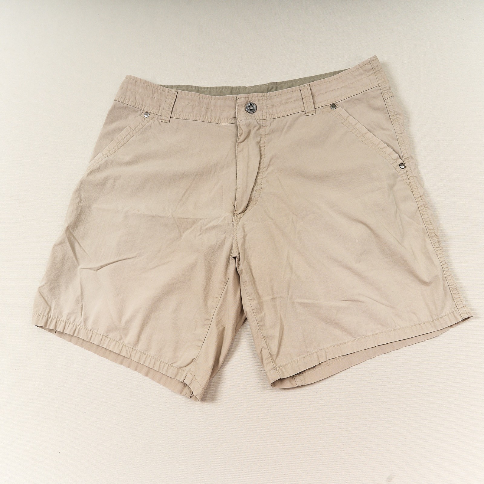 Kuhl Shorts Mens 34 Khaki Hiking Utility Stretch Light Outdoor Cargo 8\