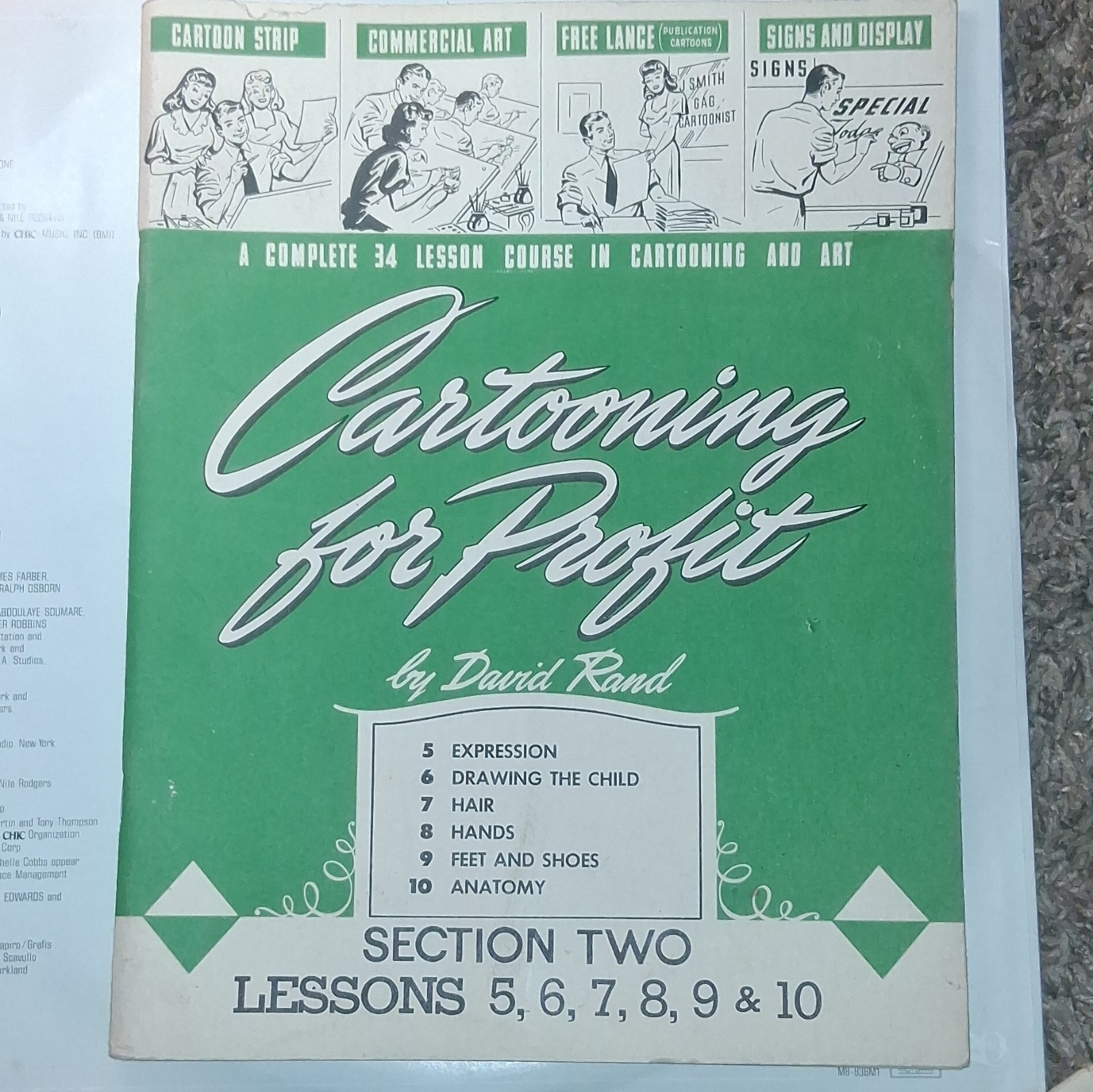 Cartoonists Exchange Cartooning for Profit Sec 2 Lessons 5-10 David Rand