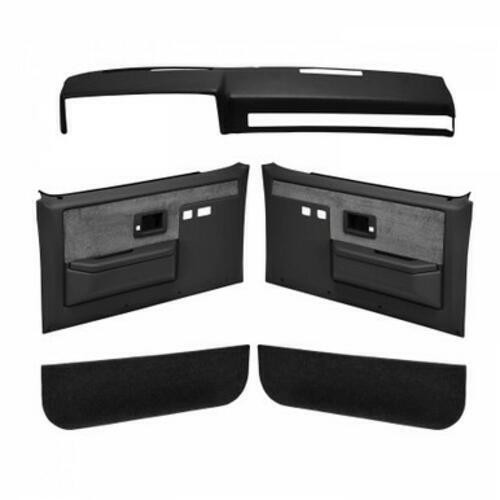Coverlay Black 18-601CF-BLK Interior Dash and Door panel Kit For Chevy