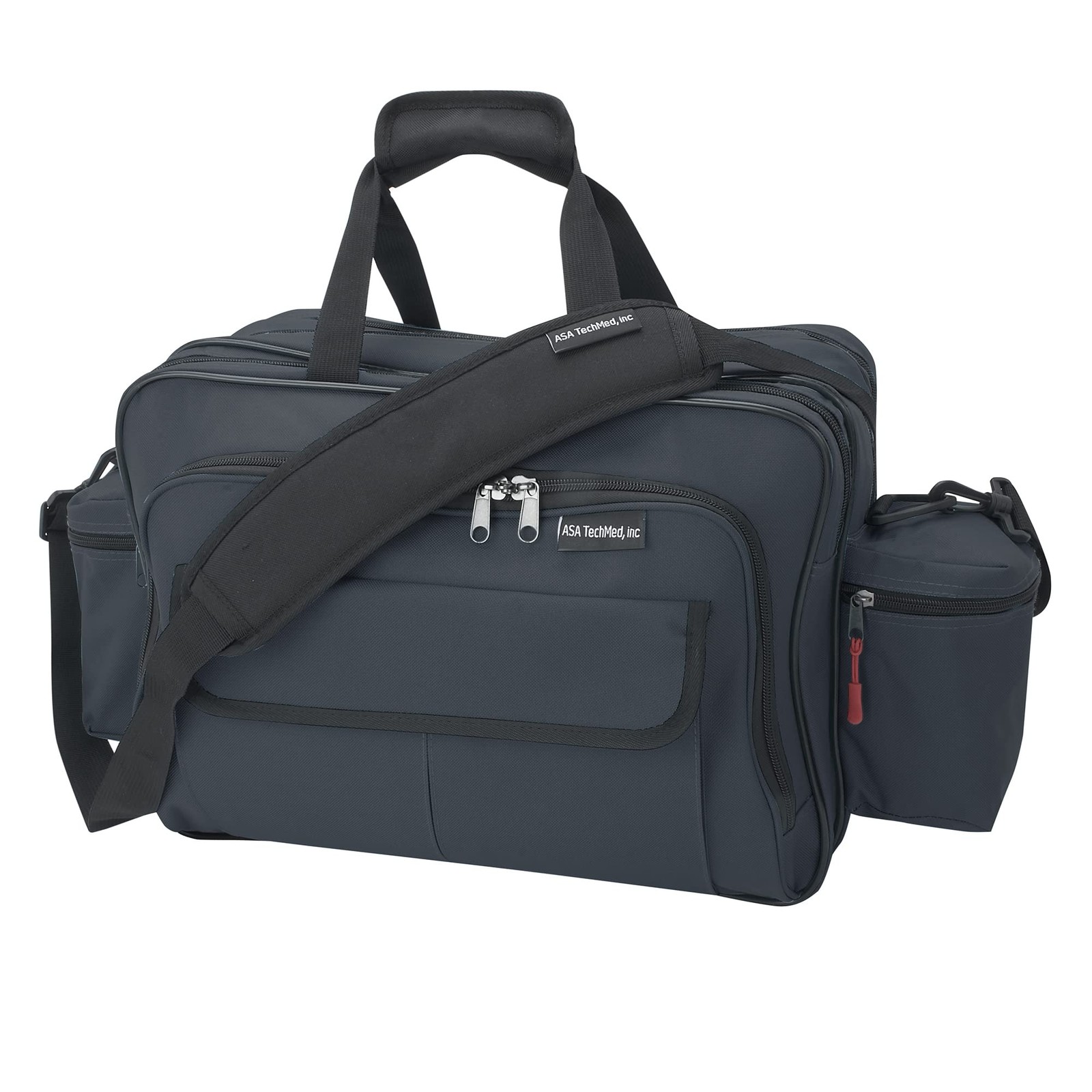 ASA TECHMED Nursing Bag Compartments Durable Medical Equipment Shoulder Bag ASA TECHMED Nursing Bag Compartments Durable Medical Equipment Shoulder Bag