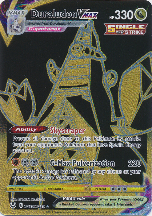 Duraludon VMAX (Secret Rare) - TG30/TG30 Silver Tempest NM Pokemon TCG