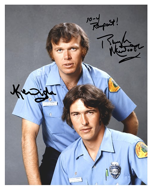 Randolph Mantooth Kevin Tighe Emergency TV Show 8x10 Autograph Photo Reprint Randolph Mantooth Kevin Tighe Emergency TV Show 8x10 Autograph Photo Reprint