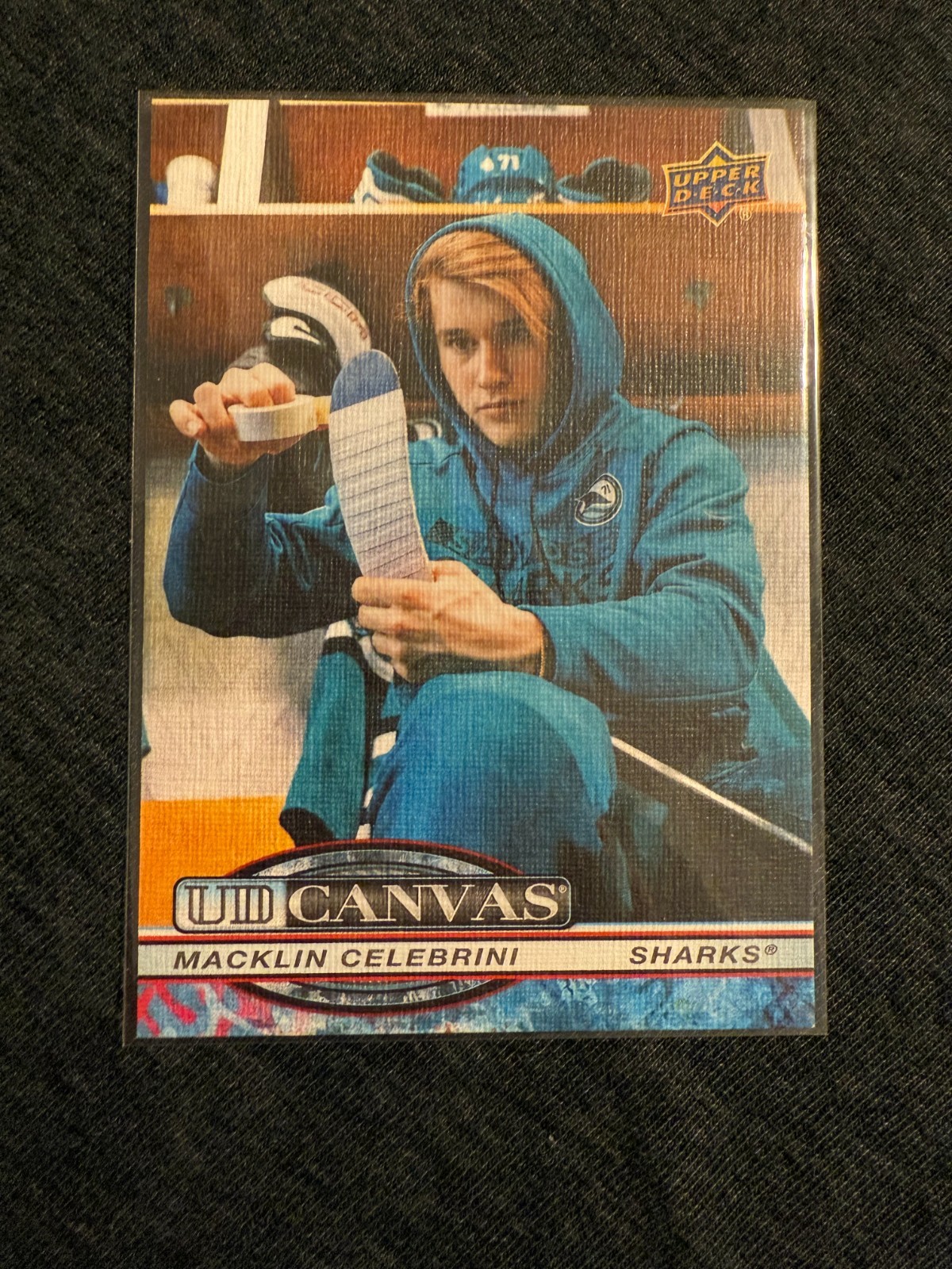 2025-26 Upper Deck Series 2 UD Canvas Macklin Celebrini #C-124